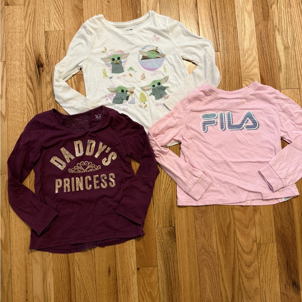 Girls shirt bundle - size 5